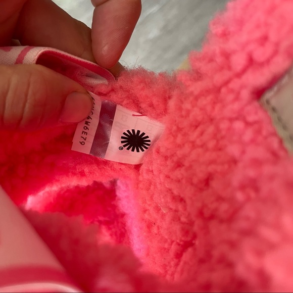 UGG Oh Fluffita Slide Sandal - Pink Rose US 7/EU 38 - Picture 11 of 14